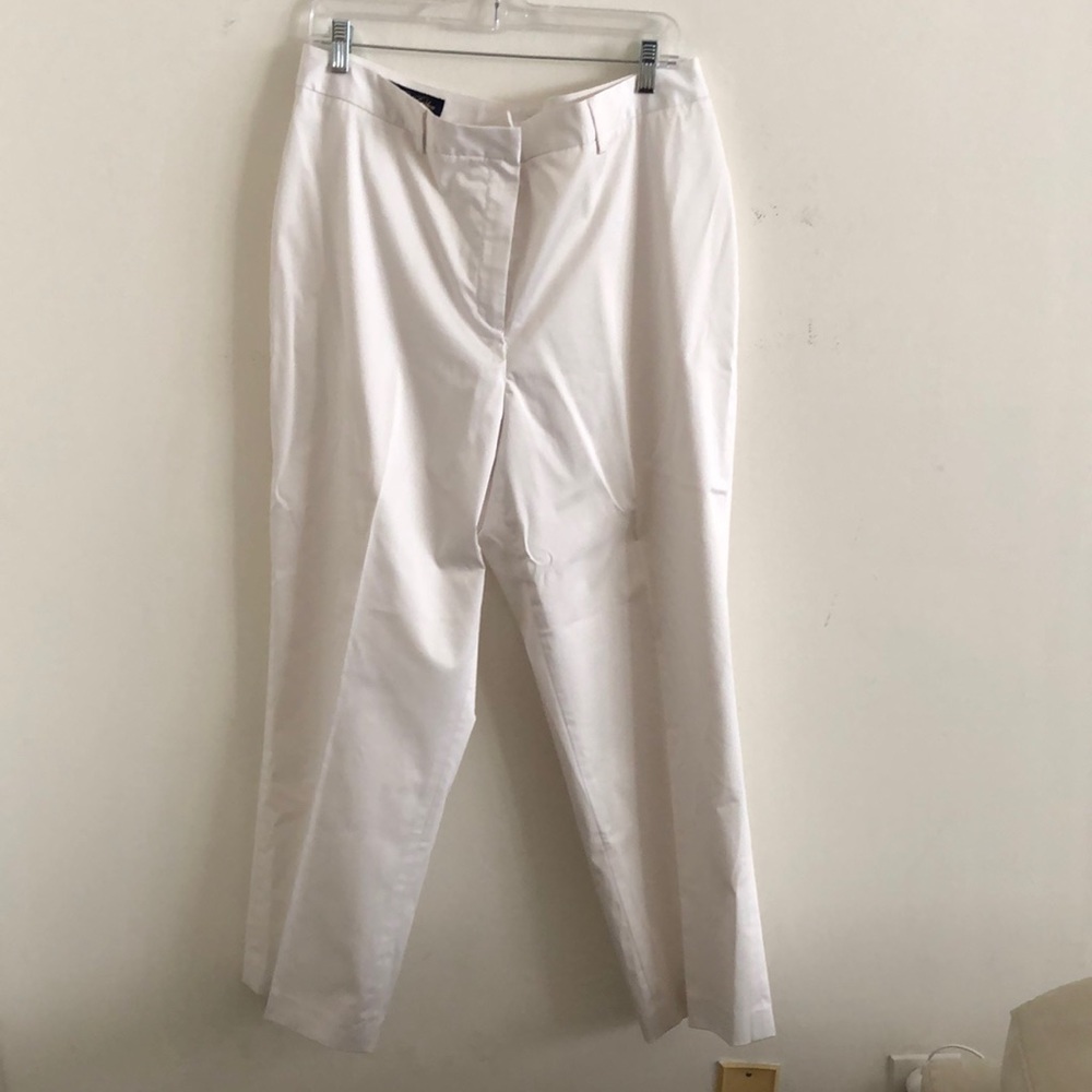 Women’s brooks brothers white slacks